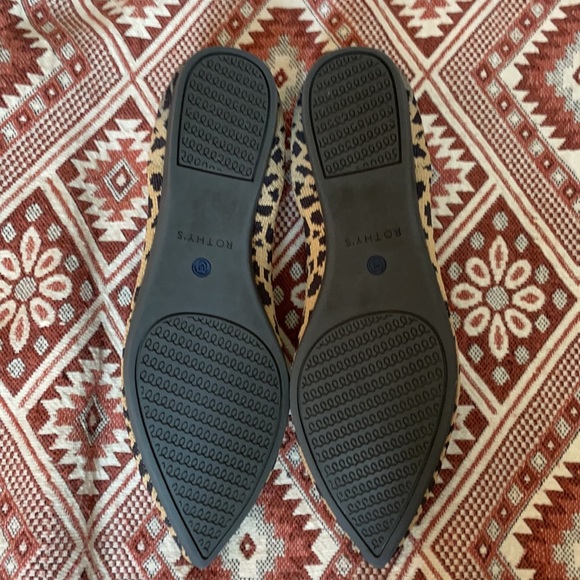 Rothy’s Leopard Print Pointed Toe Size 9 - Picture 3 of 4